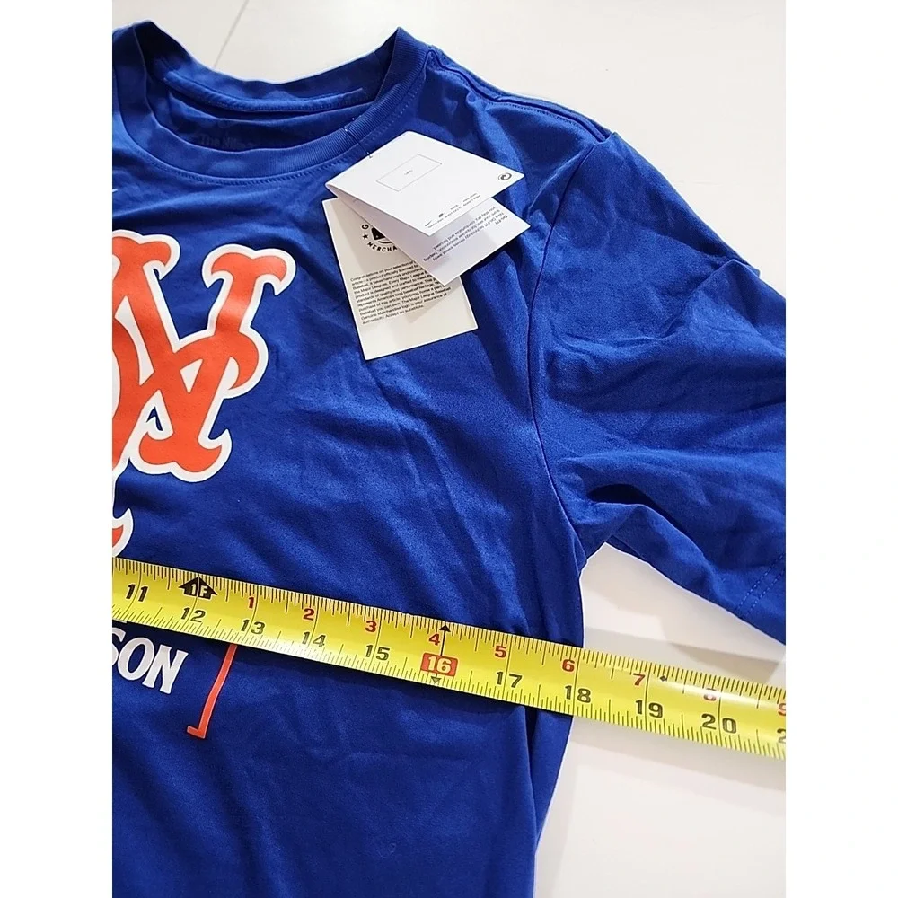 Nike New York Mets Blue 2024 Postseason Participant Dugout‎ T Shirt Sz Small NWT